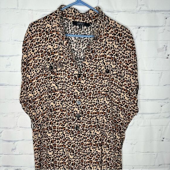 Louise Paris size 2XL animal print jumpsuit - Picture 1 of 6